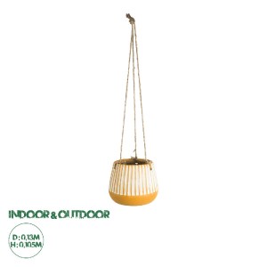 glo-20528-20528_0 GLOBOSTAR® ARTIFICIAL GARDEN BUBASTIS 20528 ΚΡΕΜΑΣΤΟ ΔΙΑΚΟΣΜΗΤΙΚΟ ΚΕΡΑΜΙΚΟ ΚΑΣΠΩ ΓΛΑΣΤΡΑ -