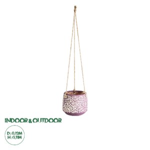glo-20529-20529_0 GLOBOSTAR® ARTIFICIAL GARDEN NIGERIA 20529 ΚΡΕΜΑΣΤΟ ΔΙΑΚΟΣΜΗΤΙΚΟ ΚΕΡΑΜΙΚΟ ΚΑΣΠΩ ΓΛΑΣΤΡΑ - 