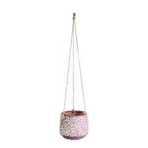 glo-20529-20529_2 GLOBOSTAR® ARTIFICIAL GARDEN NIGERIA 20529 ΚΡΕΜΑΣΤΟ ΔΙΑΚΟΣΜΗΤΙΚΟ ΚΕΡΑΜΙΚΟ ΚΑΣΠΩ ΓΛΑΣΤΡΑ - 