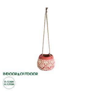 glo-20530-20530_0 GLOBOSTAR® ARTIFICIAL GARDEN AFRICA 20530 ΚΡΕΜΑΣΤΟ ΔΙΑΚΟΣΜΗΤΙΚΟ ΚΕΡΑΜΙΚΟ ΚΑΣΠΩ ΓΛΑΣΤΡΑ - F