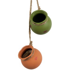 glo-20531-20531_4 GLOBOSTAR® ARTIFICIAL GARDEN AIGYPT 20531 ΣΕΤ 2 ΚΡΕΜΑΣΤΑ ΔΙΑΚΟΣΜΗΤΙΚΑ ΚΕΡΑΜΙΚΑ ΚΑΣΠΩ ΓΛΑΣΤ