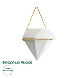 glo-20534-20534_0 GLOBOSTAR® ARTIFICIAL GARDEN LOUVRE 20534 ΔΙΑΚΟΣΜΗΤΙΚΟ ΚΕΡΑΜΙΚΟ ΚΑΣΠΩ ΓΛΑΣΤΡΑ - FLOWER POT
