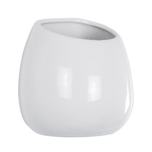 glo-20537-20537_02 GLOBOSTAR® ARTIFICIAL GARDEN GRENADA 20537 ΔΙΑΚΟΣΜΗΤΙΚΟ ΚΕΡΑΜΙΚΗ ΓΛΑΣΤΡΑ ΛΕΥΚΗ Φ12 X Υ13