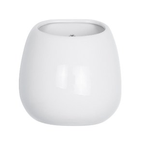 glo-20537-20537_04 GLOBOSTAR® ARTIFICIAL GARDEN GRENADA 20537 ΔΙΑΚΟΣΜΗΤΙΚΟ ΚΕΡΑΜΙΚΗ ΓΛΑΣΤΡΑ ΛΕΥΚΗ Φ12 X Υ13