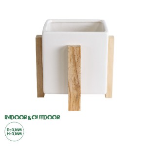 glo-20541-20541_0 GLOBOSTAR® ARTIFICIAL GARDEN VALETA 20541 ΔΙΑΚΟΣΜΗΤΙΚΟ ΚΕΡΑΜΙΚΟ ΚΑΣΠΩ ΓΛΑΣΤΡΑ - FLOWER POT