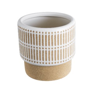 glo-20543-20543_2 GLOBOSTAR® ARTIFICIAL GARDEN AMARETTO 20543 ΔΙΑΚΟΣΜΗΤΙΚΟ ΚΕΡΑΜΙΚΟ ΚΑΣΠΩ ΓΛΑΣΤΡΑ - FLOWER P