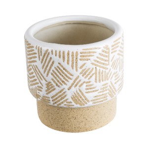 glo-20544-20544_2 GLOBOSTAR® ARTIFICIAL GARDEN RAFFAELO 20544 ΔΙΑΚΟΣΜΗΤΙΚΟ ΚΕΡΑΜΙΚΟ ΚΑΣΠΩ ΓΛΑΣΤΡΑ - FLOWER P