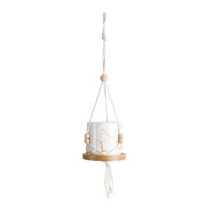 glo-20545-20545_4 GLOBOSTAR® ARTIFICIAL GARDEN USBOA 20545 ΚΡΕΜΑΣΤΟ ΔΙΑΚΟΣΜΗΤΙΚΟ ΚΕΡΑΜΙΚΟ ΚΑΣΠΩ ΓΛΑΣΤΡΑ - FL