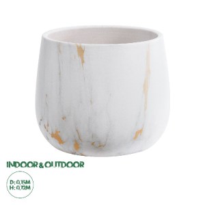 glo-20550-20550_0 GLOBOSTAR® ARTIFICIAL GARDEN NICE 20550 ΔΙΑΚΟΣΜΗΤΙΚΟ ΚΕΡΑΜΙΚΟ ΚΑΣΠΩ ΓΛΑΣΤΡΑ - FLOWER POT Λ
