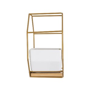 glo-20556-20556_6 GLOBOSTAR® ARTIFICIAL GARDEN MANDRITE 20556 ΔΙΑΚΟΣΜΗΤΙΚΟ ΚΕΡΑΜΙΚΟ ΚΑΣΠΩ ΓΛΑΣΤΡΑ - FLOWER P