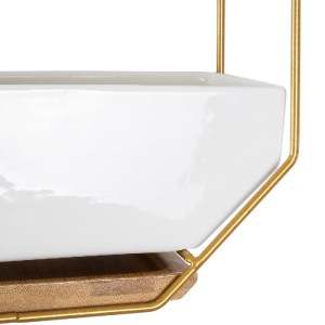glo-20556-20556_7 GLOBOSTAR® ARTIFICIAL GARDEN MANDRITE 20556 ΔΙΑΚΟΣΜΗΤΙΚΟ ΚΕΡΑΜΙΚΟ ΚΑΣΠΩ ΓΛΑΣΤΡΑ - FLOWER P