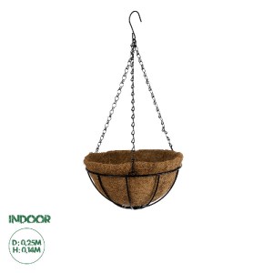 glo-20560-20560_0 GLOBOSTAR® ARTIFICIAL GARDEN SALAMINA 20560 ΚΡΕΜΑΣΤΟ ΔΙΑΚΟΣΜΗΤΙΚΟ ΚΑΣΠΩ ΓΛΑΣΤΡΑ - FLOWER P