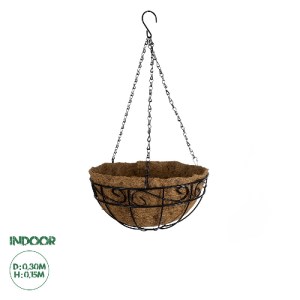glo-20563-20563_0 GLOBOSTAR® ARTIFICIAL GARDEN KARYSTOS 20563 ΚΡΕΜΑΣΤΟ ΔΙΑΚΟΣΜΗΤΙΚΟ ΚΑΣΠΩ ΓΛΑΣΤΡΑ - FLOWER P