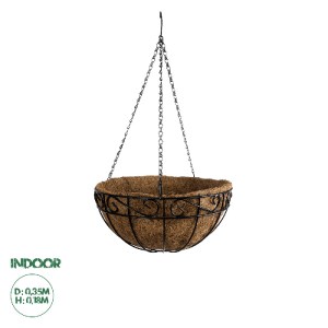 glo-20564-20564_0 GLOBOSTAR® ARTIFICIAL GARDEN KARYSTOS 20564 ΚΡΕΜΑΣΤΟ ΔΙΑΚΟΣΜΗΤΙΚΟ ΚΑΣΠΩ ΓΛΑΣΤΡΑ - FLOWER P
