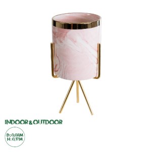 glo-20566-20566_0 GLOBOSTAR® ARTIFICIAL GARDEN COLORADO 20566 ΔΙΑΚΟΣΜΗΤΙΚΟ ΚΕΡΑΜΙΚΟ ΚΑΣΠΩ ΓΛΑΣΤΡΑ - FLOWER P