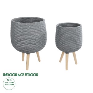 glo-20567-20567_0 GLOBOSTAR® ARTIFICIAL GARDEN LOUISIANA 20567 ΣΕΤ 2 ΔΙΑΚΟΣΜΗΤΙΚΑ ΠΟΛΥΕΣΤΕΡΙΚΑ ΤΣΙΜΕΝΤΕΝΙΑ Κ