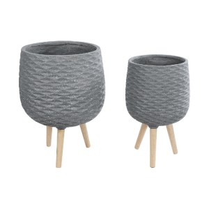 glo-20567-20567_2 GLOBOSTAR® ARTIFICIAL GARDEN LOUISIANA 20567 ΣΕΤ 2 ΔΙΑΚΟΣΜΗΤΙΚΑ ΠΟΛΥΕΣΤΕΡΙΚΑ ΤΣΙΜΕΝΤΕΝΙΑ Κ