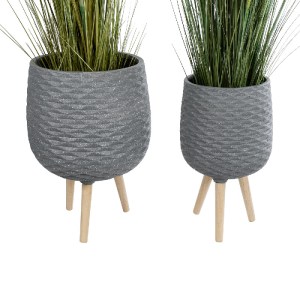 glo-20567-20567_3 GLOBOSTAR® ARTIFICIAL GARDEN LOUISIANA 20567 ΣΕΤ 2 ΔΙΑΚΟΣΜΗΤΙΚΑ ΠΟΛΥΕΣΤΕΡΙΚΑ ΤΣΙΜΕΝΤΕΝΙΑ Κ