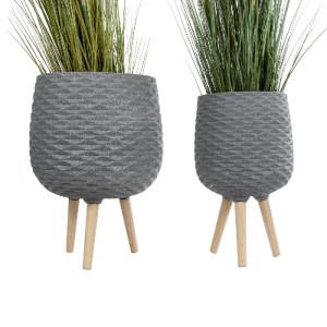 glo-20567-20567_5 GLOBOSTAR® ARTIFICIAL GARDEN LOUISIANA 20567 ΣΕΤ 2 ΔΙΑΚΟΣΜΗΤΙΚΑ ΠΟΛΥΕΣΤΕΡΙΚΑ ΤΣΙΜΕΝΤΕΝΙΑ Κ