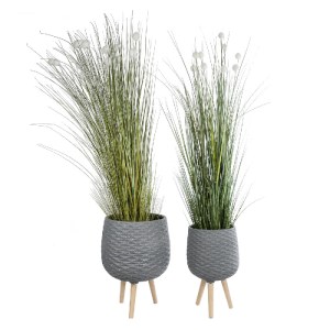 glo-20567-20567_6 GLOBOSTAR® ARTIFICIAL GARDEN LOUISIANA 20567 ΣΕΤ 2 ΔΙΑΚΟΣΜΗΤΙΚΑ ΠΟΛΥΕΣΤΕΡΙΚΑ ΤΣΙΜΕΝΤΕΝΙΑ Κ