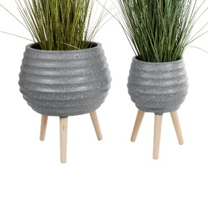 glo-20568-20568_3 GLOBOSTAR® ARTIFICIAL GARDEN MARYLAND 20568 ΣΕΤ 2 ΔΙΑΚΟΣΜΗΤΙΚΑ ΠΟΛΥΕΣΤΕΡΙΚΑ ΤΣΙΜΕΝΤΕΝΙΑ ΚΑ