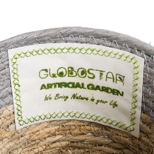 glo-20570-20570_6 GLOBOSTAR® ARTIFICIAL GARDEN SYROS 20570 ΔΙΑΚΟΣΜΗΤΙΚΟ ΠΛΕΚΤΟ ΚΑΣΠΩ ΓΛΑΣΤΡΑ - FLOWER POT ΜΠ
