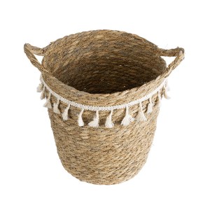 glo-20573-20573_3 GLOBOSTAR® ARTIFICIAL GARDEN SANTORINI 20573 ΔΙΑΚΟΣΜΗΤΙΚΟ ΠΛΕΚΤΟ ΚΑΣΠΩ ΓΛΑΣΤΡΑ - FLOWER PO
