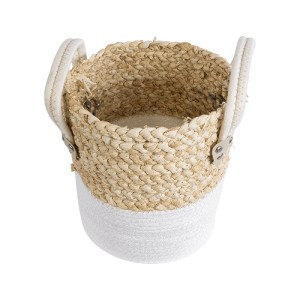 glo-20575-20575_3 GLOBOSTAR® ARTIFICIAL GARDEN NEVADA 20575 ΔΙΑΚΟΣΜΗΤΙΚΟ ΠΛΕΚΤΟ ΚΑΣΠΩ ΓΛΑΣΤΡΑ - FLOWER POT Μ