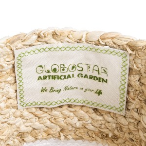 glo-20575-20575_7 GLOBOSTAR® ARTIFICIAL GARDEN NEVADA 20575 ΔΙΑΚΟΣΜΗΤΙΚΟ ΠΛΕΚΤΟ ΚΑΣΠΩ ΓΛΑΣΤΡΑ - FLOWER POT Μ