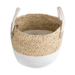 glo-20577-20577_3 GLOBOSTAR® ARTIFICIAL GARDEN NEVADA 20577 ΔΙΑΚΟΣΜΗΤΙΚΟ ΠΛΕΚΤΟ ΚΑΣΠΩ ΓΛΑΣΤΡΑ - FLOWER POT Μ
