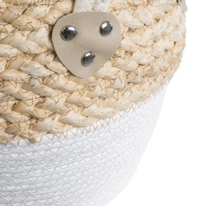glo-20577-20577_6 GLOBOSTAR® ARTIFICIAL GARDEN NEVADA 20577 ΔΙΑΚΟΣΜΗΤΙΚΟ ΠΛΕΚΤΟ ΚΑΣΠΩ ΓΛΑΣΤΡΑ - FLOWER POT Μ