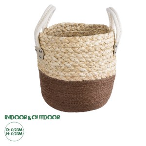 glo-20578-20578_0 GLOBOSTAR® ARTIFICIAL GARDEN CAROLINA 20578 ΔΙΑΚΟΣΜΗΤΙΚΟ ΠΛΕΚΤΟ ΚΑΣΠΩ ΓΛΑΣΤΡΑ - FLOWER POT