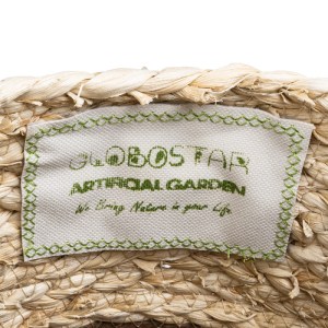 glo-20578-20578_7 GLOBOSTAR® ARTIFICIAL GARDEN CAROLINA 20578 ΔΙΑΚΟΣΜΗΤΙΚΟ ΠΛΕΚΤΟ ΚΑΣΠΩ ΓΛΑΣΤΡΑ - FLOWER POT