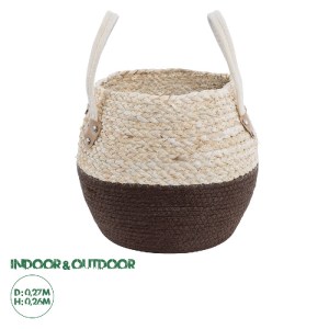 glo-20579-20579_0 GLOBOSTAR® ARTIFICIAL GARDEN CAROLINA 20579 ΔΙΑΚΟΣΜΗΤΙΚΟ ΠΛΕΚΤΟ ΚΑΣΠΩ ΓΛΑΣΤΡΑ - FLOWER POT