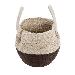 glo-20579-20579_3 GLOBOSTAR® ARTIFICIAL GARDEN CAROLINA 20579 ΔΙΑΚΟΣΜΗΤΙΚΟ ΠΛΕΚΤΟ ΚΑΣΠΩ ΓΛΑΣΤΡΑ - FLOWER POT