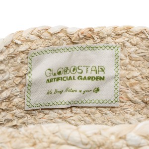 glo-20579-20579_7 GLOBOSTAR® ARTIFICIAL GARDEN CAROLINA 20579 ΔΙΑΚΟΣΜΗΤΙΚΟ ΠΛΕΚΤΟ ΚΑΣΠΩ ΓΛΑΣΤΡΑ - FLOWER POT