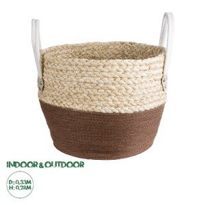 glo-20580-20580_0 GLOBOSTAR® ARTIFICIAL GARDEN CAROLINA 20580 ΔΙΑΚΟΣΜΗΤΙΚΟ ΠΛΕΚΤΟ ΚΑΣΠΩ ΓΛΑΣΤΡΑ - FLOWER POT