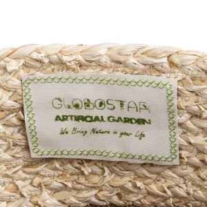 glo-20580-20580_7 GLOBOSTAR® ARTIFICIAL GARDEN CAROLINA 20580 ΔΙΑΚΟΣΜΗΤΙΚΟ ΠΛΕΚΤΟ ΚΑΣΠΩ ΓΛΑΣΤΡΑ - FLOWER POT