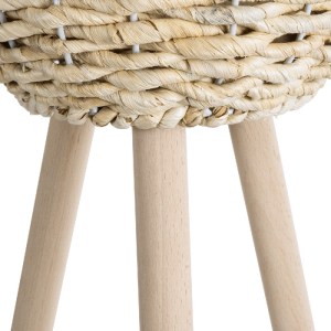 glo-20582-20582_6 GLOBOSTAR® ARTIFICIAL GARDEN LIMNOS 20582 ΔΙΑΚΟΣΜΗΤΙΚΟ ΠΛΕΚΤΟ ΚΑΣΠΩ ΓΛΑΣΤΡΑ - FLOWER POT Μ