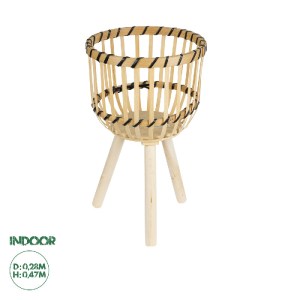 glo-20583-20583_0 GLOBOSTAR® ARTIFICIAL GARDEN FOLEGANDROS 20583 ΔΙΑΚΟΣΜΗΤΙΚΟ ΞΥΛΙΝΟ ΚΑΣΠΩ ΓΛΑΣΤΡΑ - FLOWER 