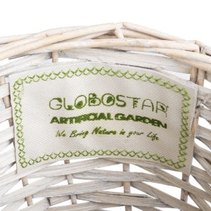 glo-20592-20592_6 GLOBOSTAR® ARTIFICIAL GARDEN DOMINGO 20592 ΔΙΑΚΟΣΜΗΤΙΚΟ ΠΛΕΚΤΟ ΚΑΛΑΘΙ - ΚΑΣΠΩ ΓΛΑΣΤΡΑ - FL