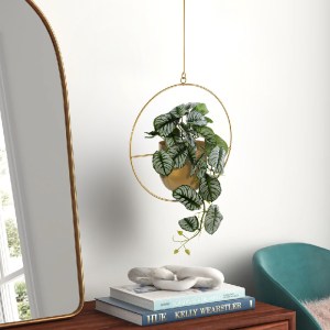 glo-20601-20601_20486 GLOBOSTAR® ARTIFICIAL GARDEN HANGING ALOCASIA 20601 ΤΕΧΝΗΤΟ ΔΙΑΚΟΣΜΗΤΙΚΟ ΚΡΕΜΑΣΤΟ ΦΥΤΟ ΑΛΟ