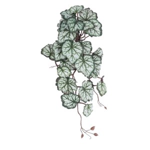 glo-20604-20604_2 GLOBOSTAR® ARTIFICIAL GARDEN REX BEGONIA HANGING PLANT 20604 ΤΕΧΝΗΤΟ ΔΙΑΚΟΣΜΗΤΙΚΟ ΚΡΕΜΑΣΤΟ