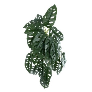 glo-20608-20608_2 GLOBOSTAR® ARTIFICIAL GARDEN MONSTERA HANGING PLANT 20608 - ΤΕΧΝΗΤΟ ΔΙΑΚΟΣΜΗΤΙΚΟ ΚΡΕΜΑΣΤΟ 