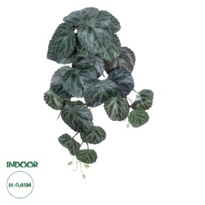 glo-20610-20610_0 GLOBOSTAR® ARTIFICIAL GARDEN BEGONIA HANGING PLANT 20610 ΤΕΧΝΗΤΟ ΔΙΑΚΟΣΜΗΤΙΚΟ ΚΡΕΜΑΣΤΟ ΦΥΤ