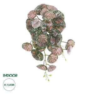 glo-20612-20612_0 GLOBOSTAR® ARTIFICIAL GARDEN POLKA HANGING PLANT 20612 ΤΕΧΝΗΤΟ ΔΙΑΚΟΣΜΗΤΙΚΟ ΚΡΕΜΑΣΤΟ ΦΥΤΟ 