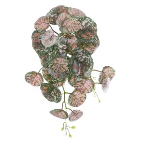 glo-20612-20612_2 GLOBOSTAR® ARTIFICIAL GARDEN POLKA HANGING PLANT 20612 ΤΕΧΝΗΤΟ ΔΙΑΚΟΣΜΗΤΙΚΟ ΚΡΕΜΑΣΤΟ ΦΥΤΟ 