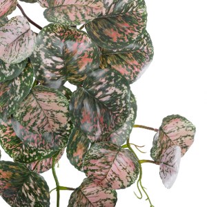 glo-20612-20612_3 GLOBOSTAR® ARTIFICIAL GARDEN POLKA HANGING PLANT 20612 ΤΕΧΝΗΤΟ ΔΙΑΚΟΣΜΗΤΙΚΟ ΚΡΕΜΑΣΤΟ ΦΥΤΟ 