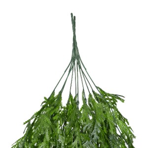 glo-20616-20616_4 GLOBOSTAR® ARTIFICIAL GARDEN THUJA HANGING BRANCH 20616 ΤΕΧΝΗΤΟ ΚΡΕΜΑΣΤΟ ΔΙΑΚΟΣΜΗΤΙΚΟ ΚΡΕΜ