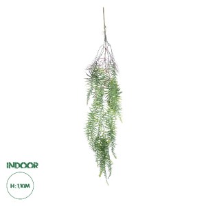 glo-20619-20619_0 GLOBOSTAR® ARTIFICIAL GARDEN ASPARAGUS HANGING PLANT 20619 ΤΕΧΝΗΤΟ ΔΙΑΚΟΣΜΗΤΙΚΟ ΚΡΕΜΑΣΤΟ Φ